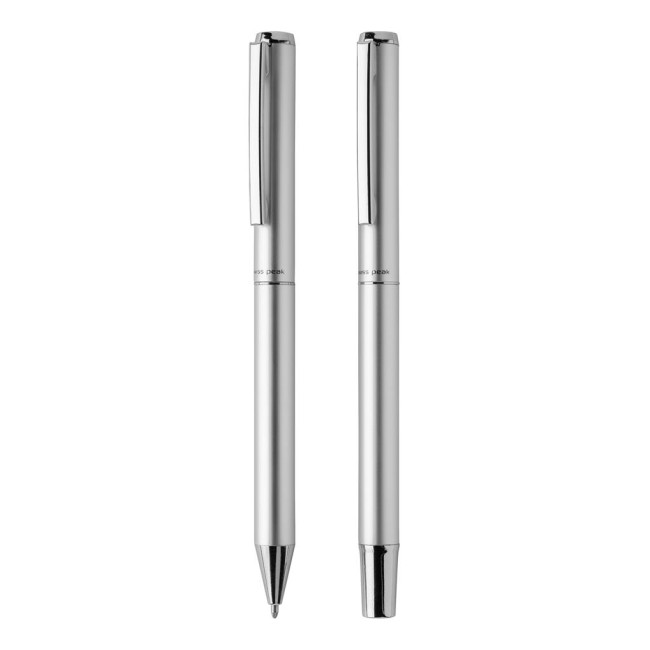 Promotional Swiss Peak Cedar RCS Certified Recycled Aluminum Pen Set - Image 1