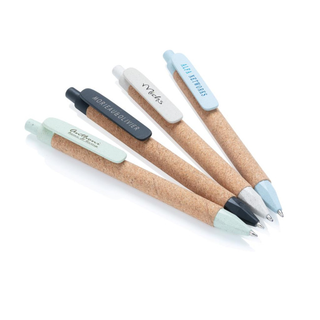 Promotional Write Wheatstraw And Cork Pen - Image 1