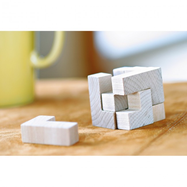 Promotional Wooden Puzzle In Cotton Pouch - Image 3