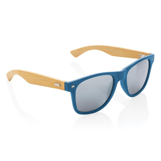 Promotional Bamboo And RCS Recycled Plastic Sunglasses - Image 2