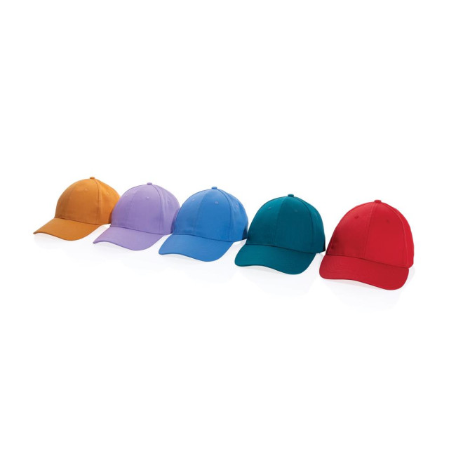 Promotional Impact 6 Panel Recycled Cotton Cap With Aware Tracer