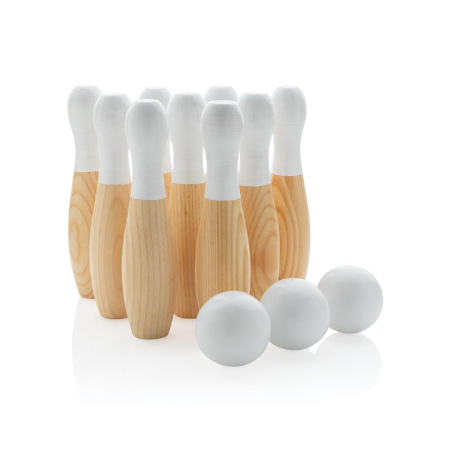 Promotional Wooden Skittles Set