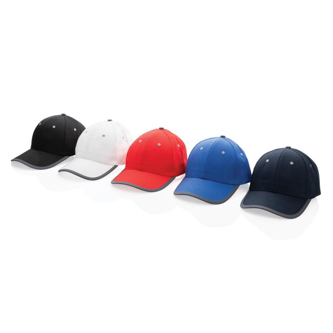 Promotional Impact Aware Brushed Rcotton 6 Panel Contrast Cap