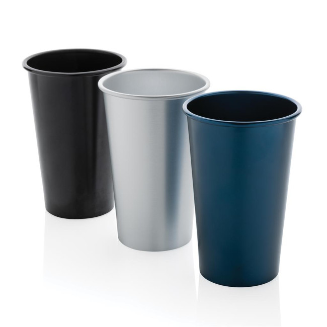 Promotional Alo RCS Recycled Aluminium Lightweight Cup 450ml