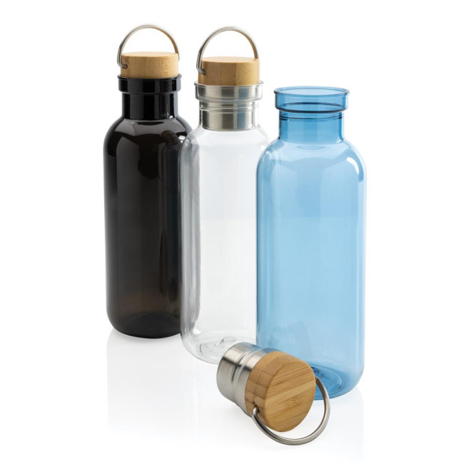 Promotional RCS Rpet Bottle With Bamboo Lid And Handle 680ml - Image 1