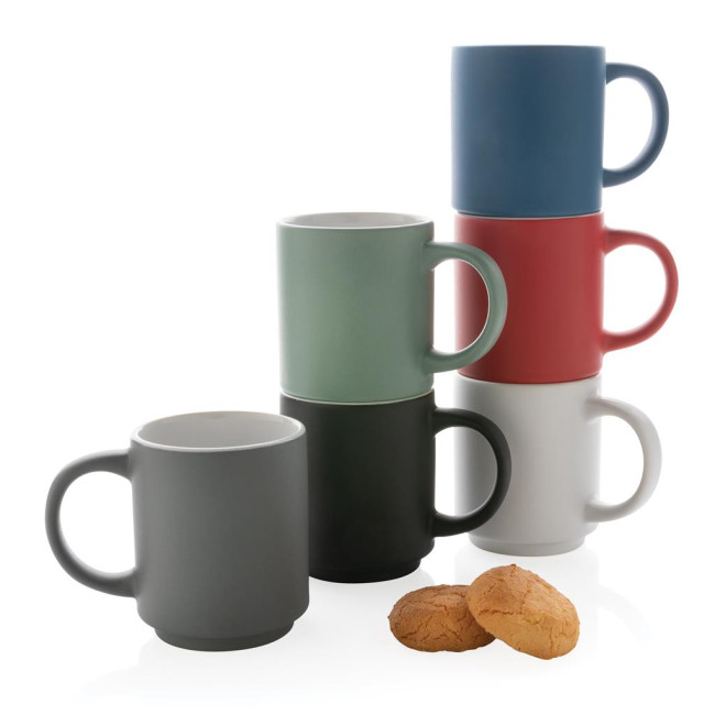 Promotional Ceramic Stackable Mug 180ml