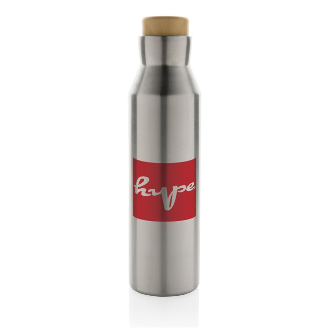 Promotional Gaia RCS Certified Recycled Stainless Steel Vacuum Bottle 600ml - Image 3