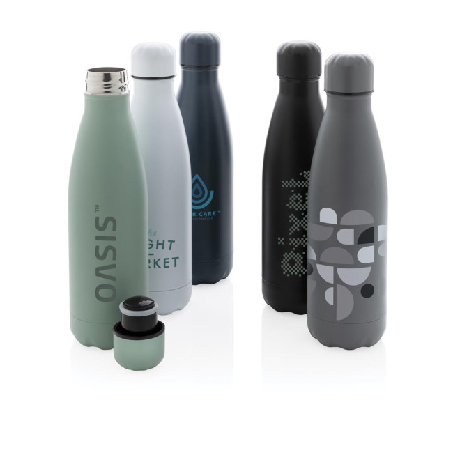 Promotional Solid Colour Vacuum Stainless Steel Bottle 500ml - Image 1