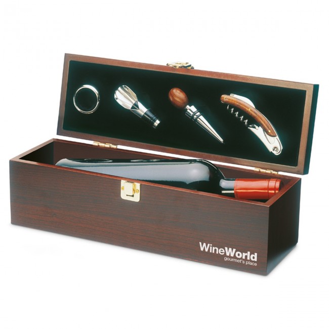 Promotional Wine Set In Wine Box - Image 1