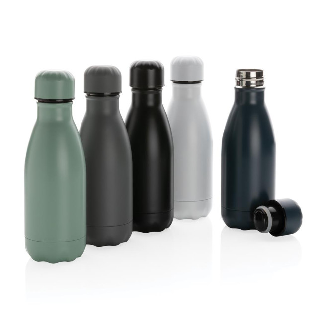 Promotional Solid Colour Vacuum Stainless Steel Bottle 260ml