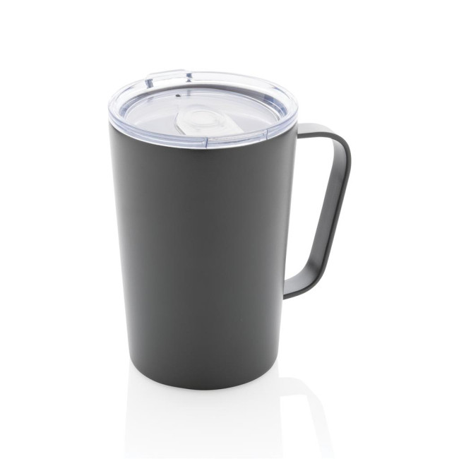 Promotional RCS Recycled Stainless Steel Modern Vacuum Mug With Lid 420ml - Image 3