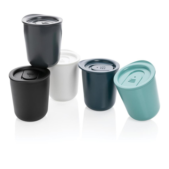 Promotional Simplistic Antimicrobial Coffee Tumbler 250ml - Image 1