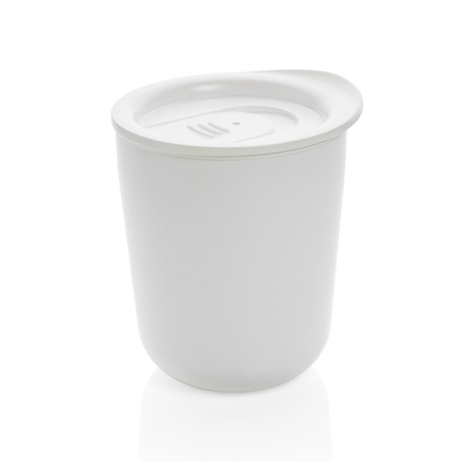 Promotional Simplistic Antimicrobial Coffee Tumbler 250ml - Image 4