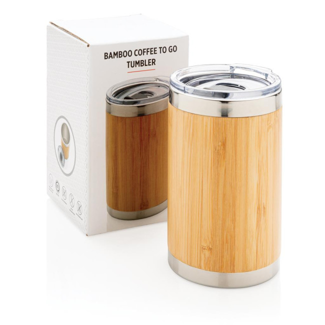 Promotional Bamboo Coffee To Go Tumbler 270ml