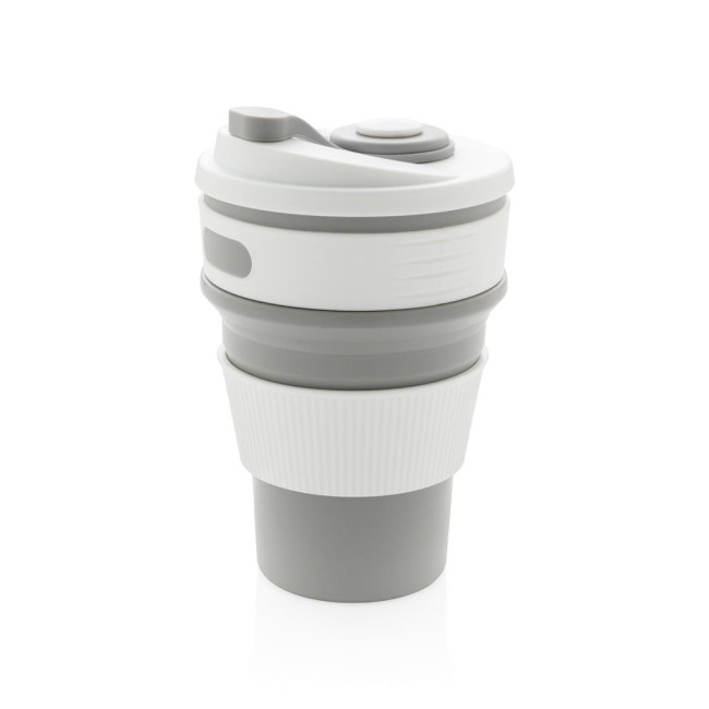 Promotional Foldable Silicone Cup 350ml - Image 3