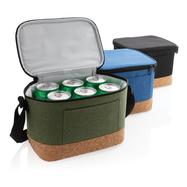 Promotional Two Tone Cooler Bag With Cork Detail