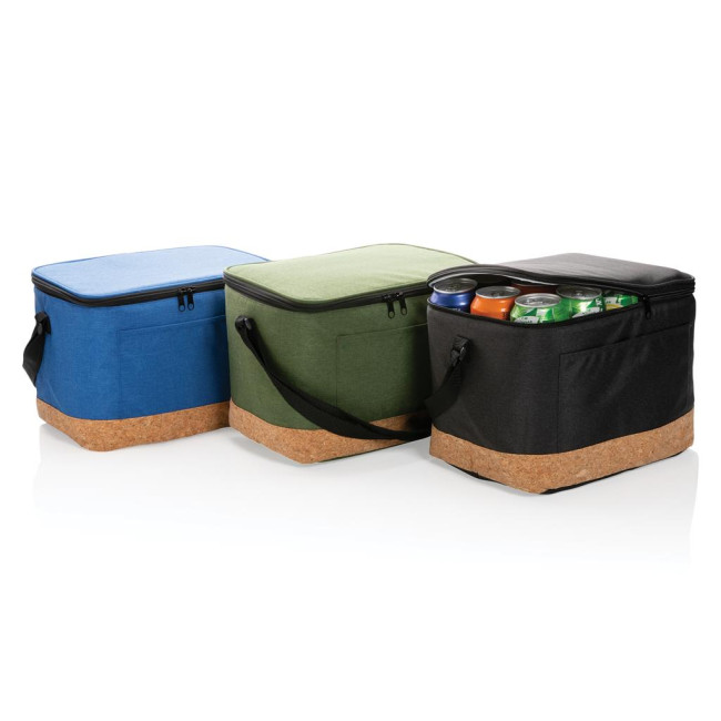 Promotional Impact Aware XL Rpet Two Tone Cooler Bag With Cork Detail