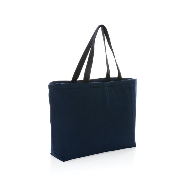 Promotional Impact Aware Recycled Canvas Large Cooler Tote Undyed - Image 1