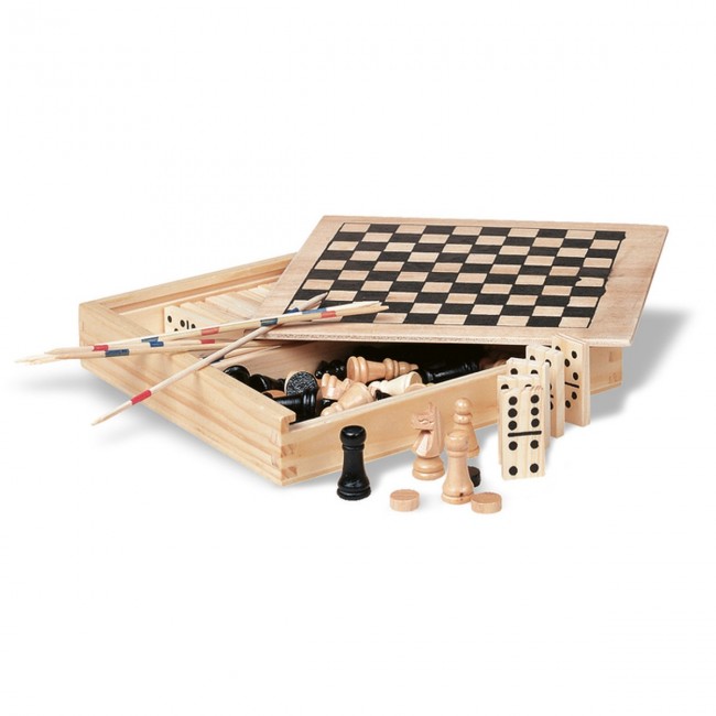 Promotional 4 Games In Wooden Box - Image 2