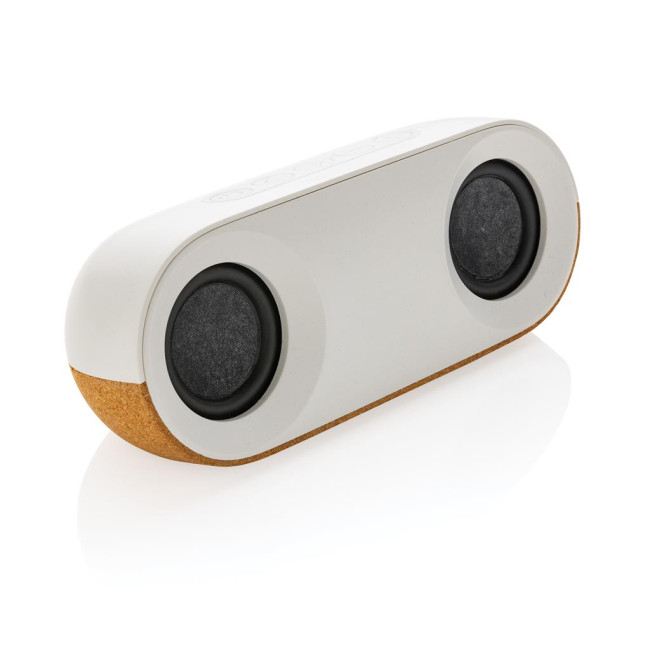 Promotional Oregon RCS Recycled Plastic And Cork 10W Speaker