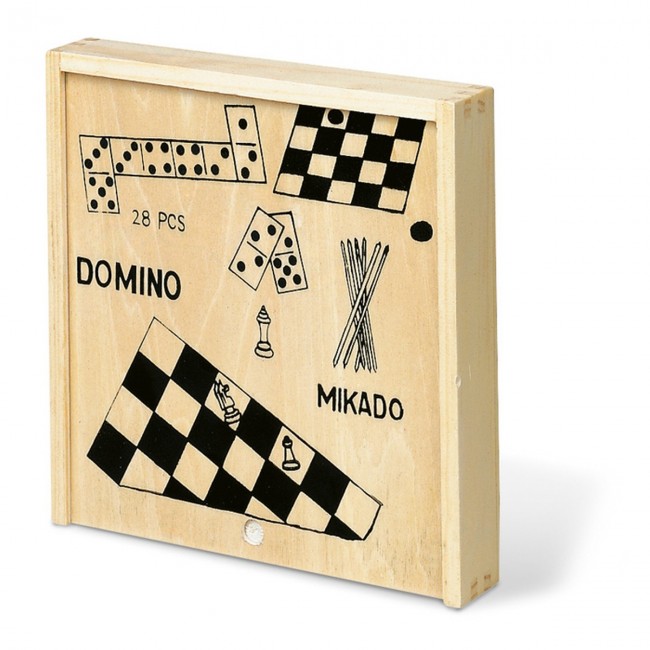 Promotional 4 Games In Wooden Box - Image 1