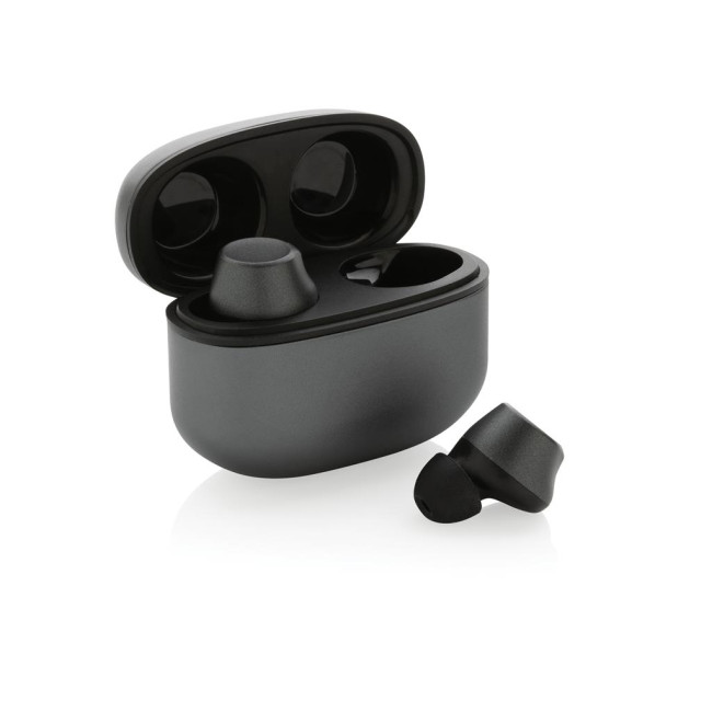 Promotional Terra RCS Recycled Aluminium Wireless Earbuds