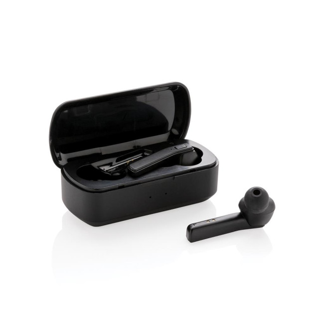 Promotional Free Flow Earbuds In Charging Case