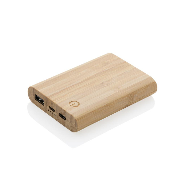 Promotional Bamboo Powerbank 5.000mAh