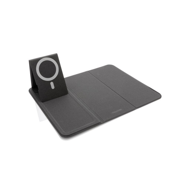 Promotional Artic Magnetic Wireless Charging Mousepad 10W