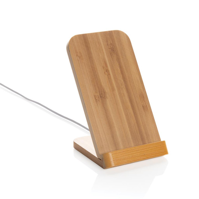 Promotional Bamboo Wireless Charging Stand 5W