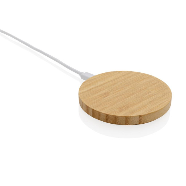 Promotional Bamboo Wireless Charger 15W