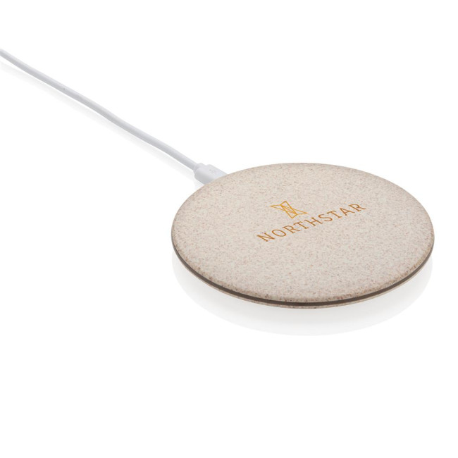 Promotional Wheat Straw Wireless Charger 5W