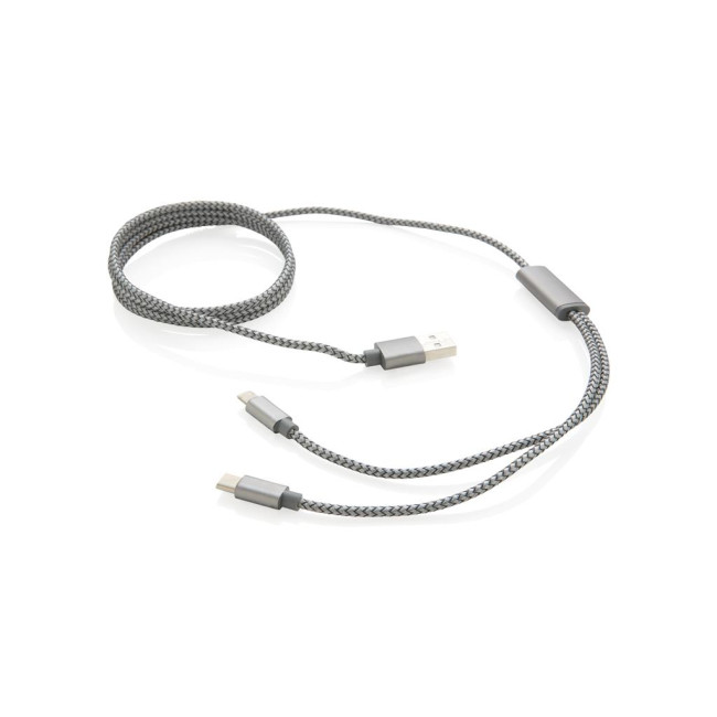 Promotional 3-In-1 Braided Cable