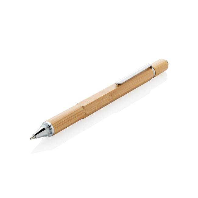 Promotional Bamboo 5-In-1 Toolpen