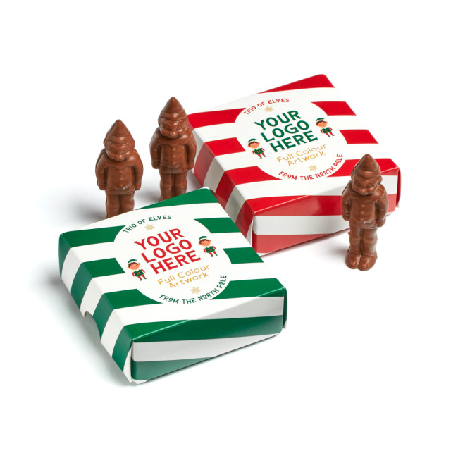 Promotional Winter Eco Treat Box Trio of Elves - Image 1