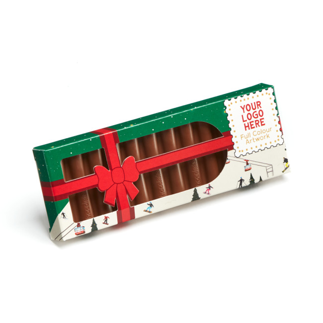 Promotional Winter Eco 12 Baton Bar Box Milk Chocolate 41% Cocoa