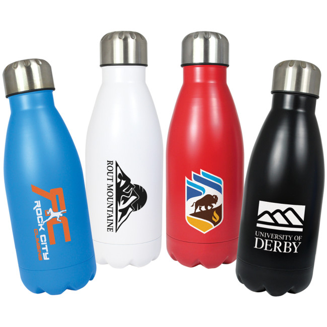 Promotional Refresh Single Wall Stainless Steel Bottle 500ml - Image 1