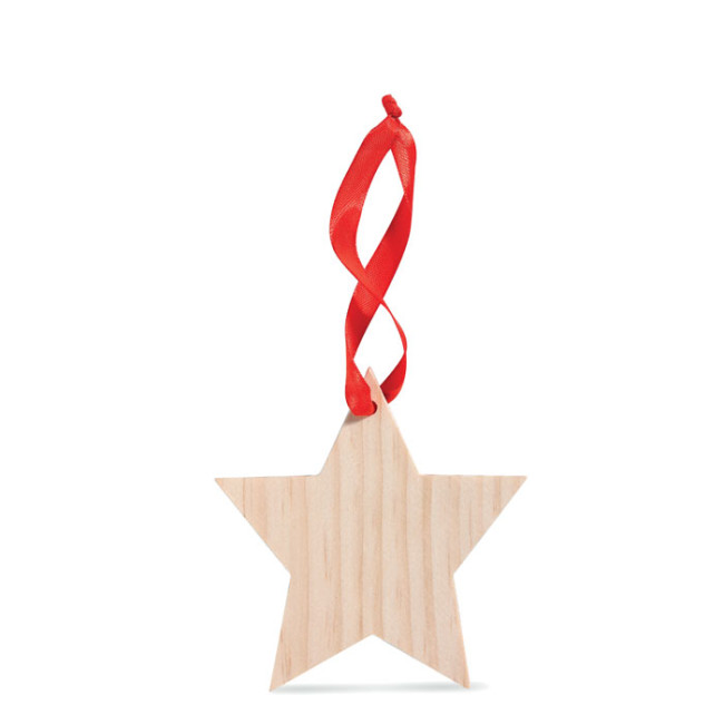 Promotional Star Shaped Wooden Hanger