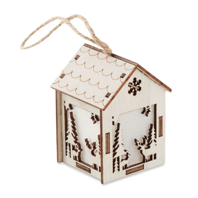 Promotional MDF House With Light - Image 1