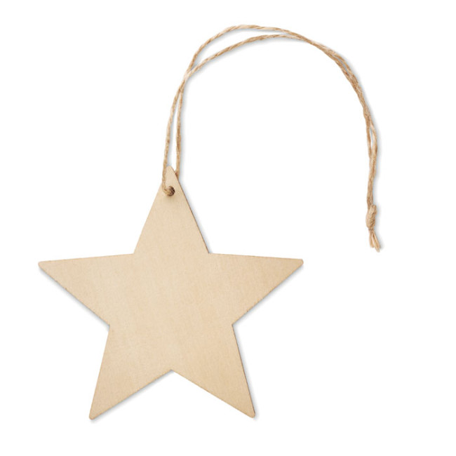 Promotional Wooden Star Shaped Hanger