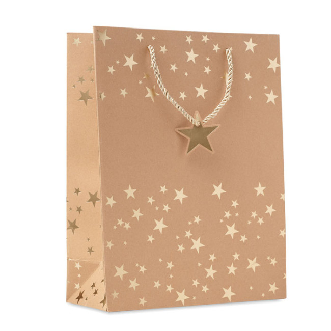 Promotional Gift Paper Bag With Christmas Pattern - Image 3