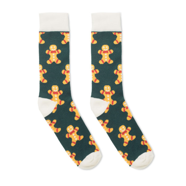 Promotional Pair Of Christmas Socks M - Image 2