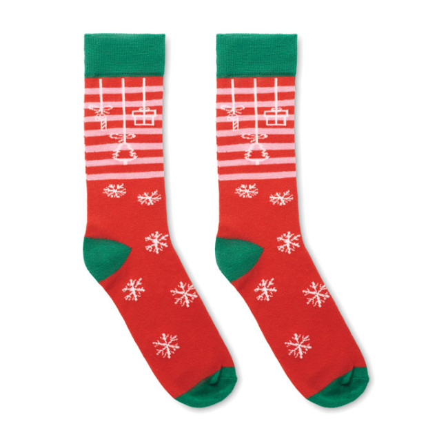 Promotional Pair Of Christmas Socks M - Image 1