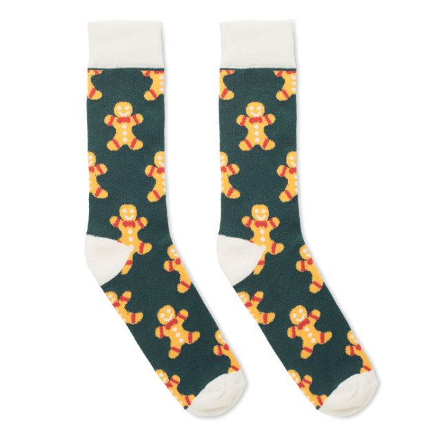 Promotional Pair Of Christmas Socks L - Image 2