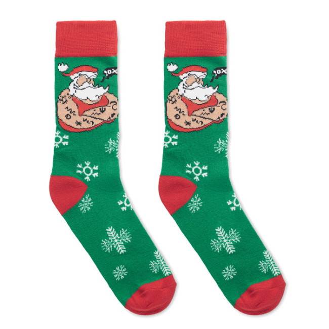 Promotional Pair Of Christmas Socks L - Image 1