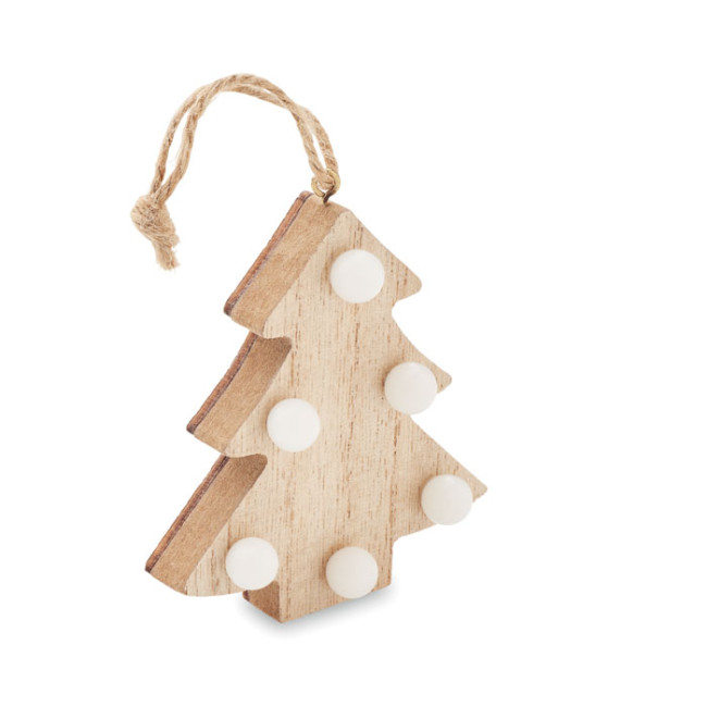 Promotional Wooden Weed Tree With Lights