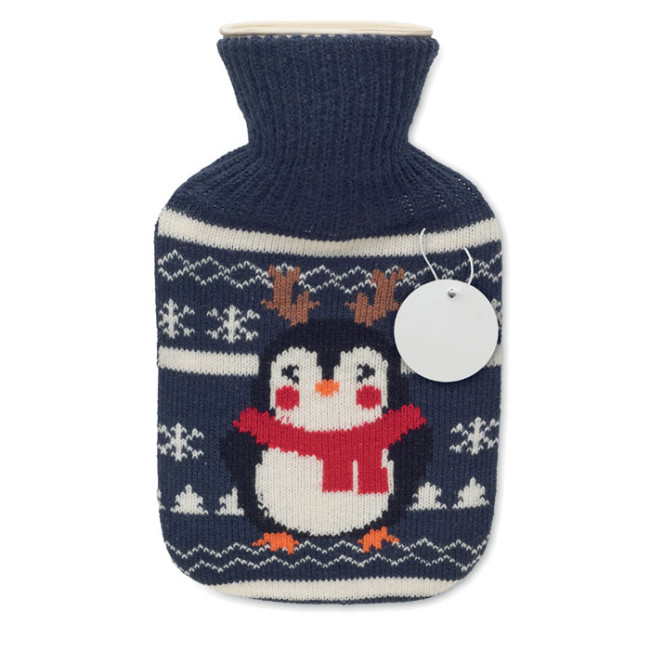 Promotional Hot water Bottle With Christmas Pattern 250ml - Image 2