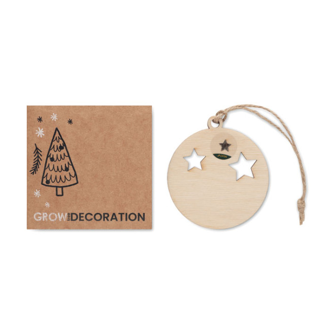 Promotional Wooden Bauble Shape Hanger