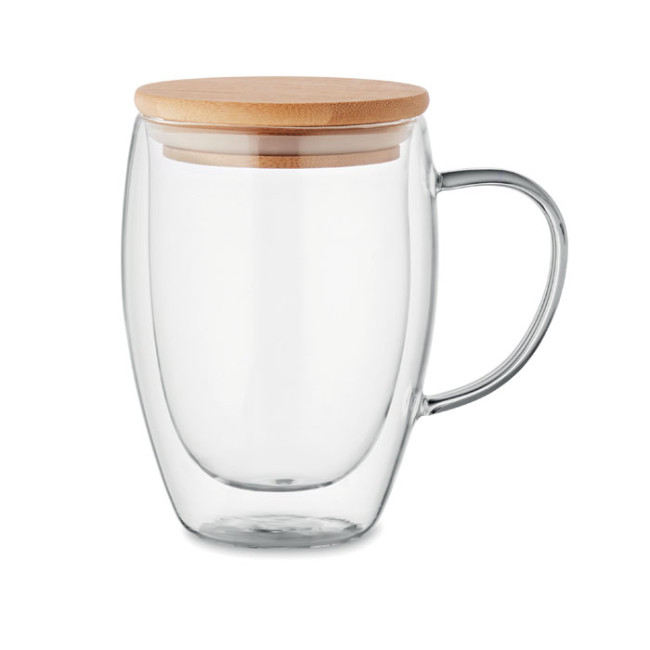 Promotional Double Wall Borosilicate Mug 350ml