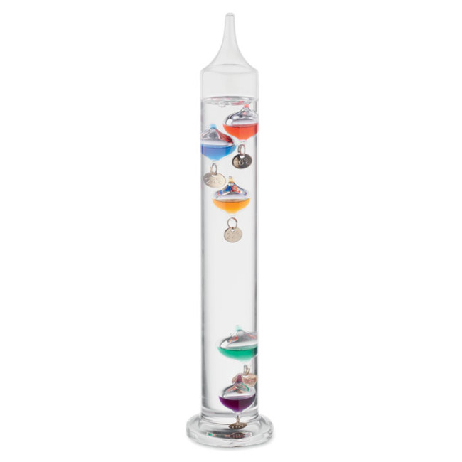 Promotional Galileo Thermometer Glass 28cm